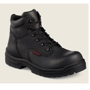 Red Wing KING TOE 2234 Steel Toe Leather Work Black, Size 12D